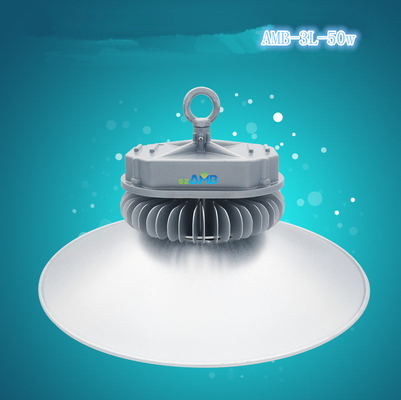 50w IP 65 3000K Led Industrial Light Fixtures High Bay Light
